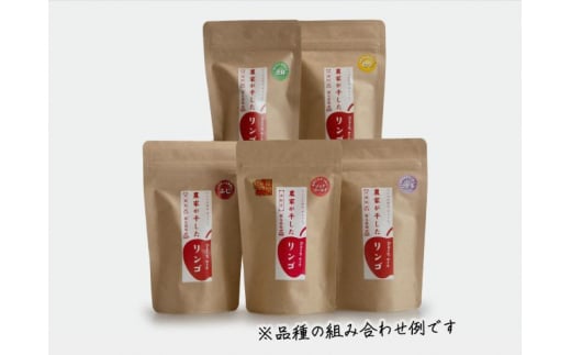 ドライフルーツ 青森 農家が干した りんご 40g×5種 計5袋 セット 風丸農場 無添加 品種おまかせ ひとくちサイズ ドライアップル 詰め合わせ 食べ比べ 干しリンゴ ドライ アップル スイーツ お菓子 菓子 おやつ フルーツ 果物 リンゴ 林檎 青森県