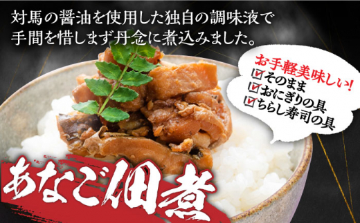 【全2回定期便】対馬 産 活〆 あなご セット《対馬市》【対馬地域商社】九州 長崎 煮あなご 佃煮 アナゴ [WAC053]