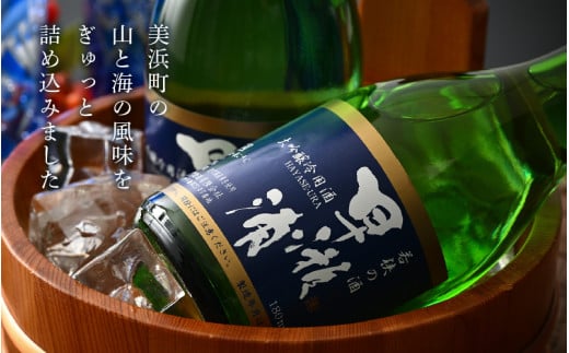 【早瀬浦】大吟醸冷用酒180ml × 5本 セット【入手困難 山田錦 大吟醸 冷酒 日本酒 地酒 福井 美浜 早瀬 フルーティ 男酒 硬水 ミネラル 希少 ご褒美 家飲み 就職祝い 転職祝い ハレの日】 [m16-a024]