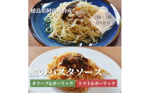 徳島県阿南市産ハモのパスタソース2種セット×2個【1497553】