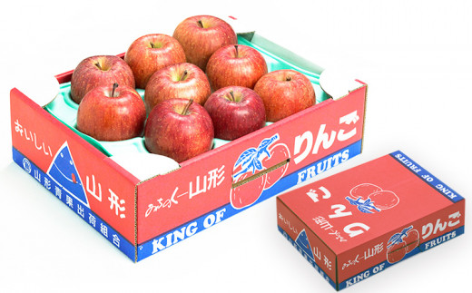 山形市産 富士りんご 秀 以上 3kg (7・8・9・10玉) FZ20-500