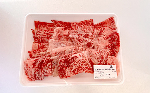 FKP9-621 くまもとあか牛 焼肉用カット 500g 牛肉 冷凍 九州 熊本県 球磨村