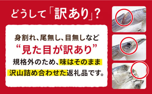 【全3回定期便】長崎出島屋お任せ／訳 あり干物24枚 長崎県/長崎旬彩出島屋 [42AAAJ014]ワケあり 長崎 新鮮 おつまみ 晩酌 家庭用