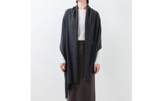 日本製 BABY  CASHMERE STOLE(150cm×60cm)　チャコールグレー【1132758】