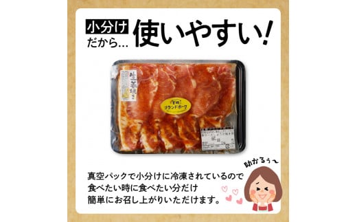 【宮崎ブランドポーク】豚ロース生姜焼きタレ漬け(330g×2袋) N061-YA068