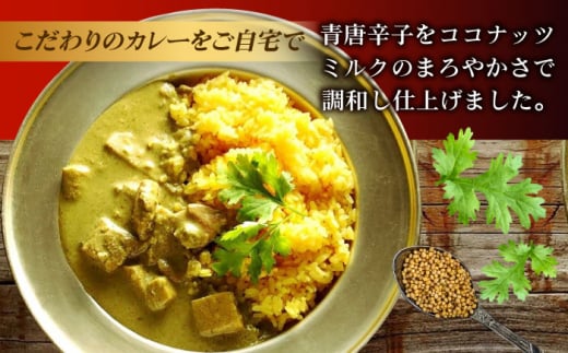 美味しさと体の喜びにこだわったグリーンカレー 150g×2パック 長崎県/ダイニング味遊 [42ACAG077]