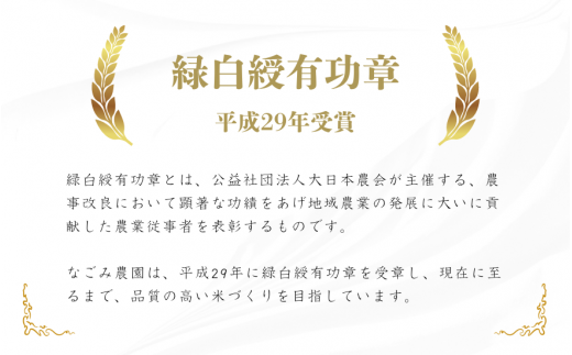 【3回定期便】【令和6年産新米】 なごみ農園のコシヒカリ 10kg (5kg×2袋) 新潟県 五泉市 なごみ農園