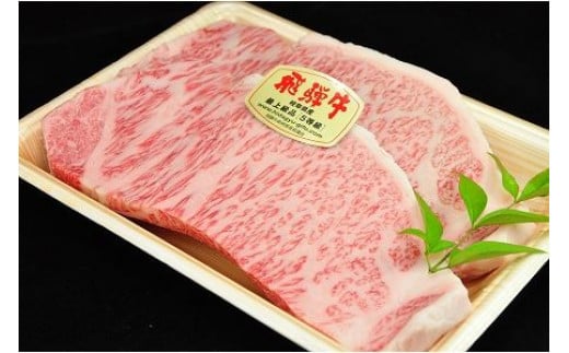 【年内順次発送】飛騨牛サーロインステーキ 約 計400g（2枚）【冷凍】ブランド牛 牛肉 国産 下呂温泉 ステーキ 霜降り A5 年内配送 年内発送 年内に届く 年内お届け