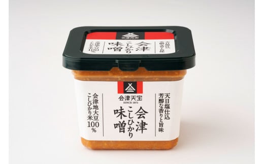 会津こしひかり味噌 500g×4個｜會津 みそ 調味料 お味噌 [0646]