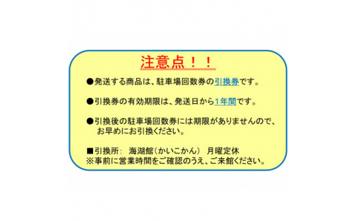 新居弁天海釣公園★駐車場回数券 5セット(55枚綴)【1450333】