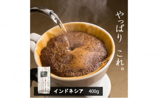 味が選べるスペシャルティコーヒー（浅煎り～深煎り7段階/インドネシア400g）【豆】4番シティ the beans thebeans ザビーンズ