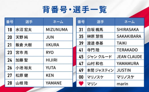 【XLサイズ 背番号なし】【数量限定】横浜F・マリノス 2024シーズン 1st ユニフォーム 背番号なし 半袖【横浜マリノス株式会社】 [AKFV001-4]