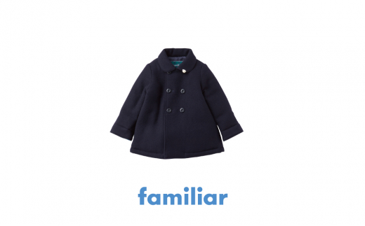 【ファミリア（familiar）】コート 80・90サイズ／80cm レッド [№5771-7011]1364