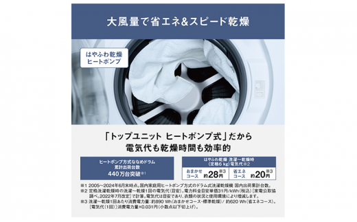 パナソニック 洗濯機 ななめドラム洗濯乾燥機 LXシリーズ 洗濯/乾燥容量：12/6kg マットホワイト NA-LX125DR-W ドア右開き 日本製