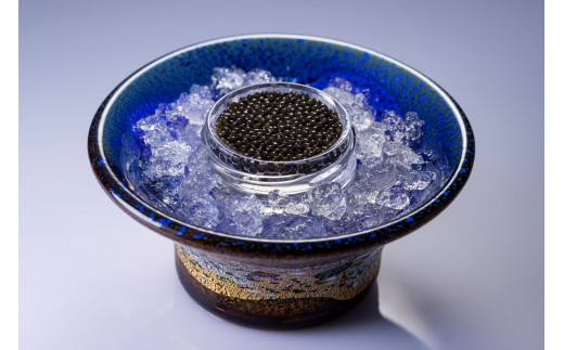 金・プラチナ象嵌「光琳」1983J.CAVIAR BOWL 皇晶