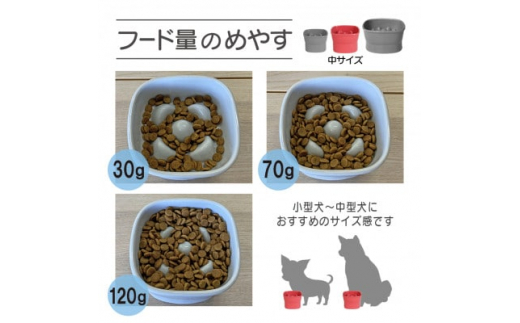 美濃焼　陶器製ペット用フードボウル＜早食い防止 高台フードボウル(中/ブラック)pet110＞【1427420】