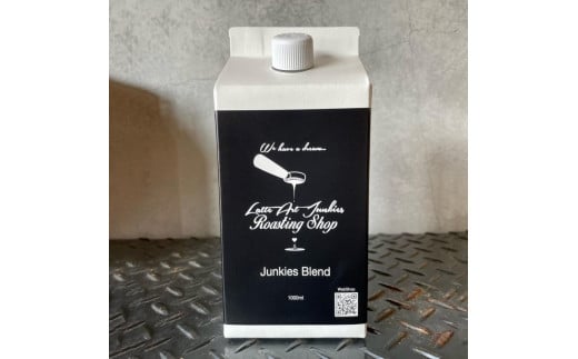 【LatteArtJunkiesRoastingShop】JunkiesBlendリキッドコーヒー1000ml×2本セット