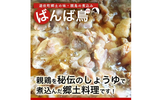 610　無添加　親鳥の煮込み「ばんばどり」　200ｇ×3袋　計600ｇ