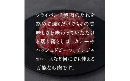 鳥取和牛切り落とし 600g HN010-003【やまのおかげ屋】 和牛 肉 鳥取 日南町