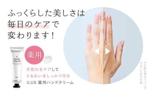 ILUS 薬用ハンドクリーム2個