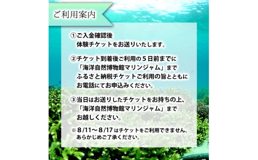 海中観光船 ブルーマリン号 乗船券 大人 1名様 グラスボート レジャー マリンジャム 竹ヶ島 竹ケ島 四国 徳島 徳島県 海陽 海陽町