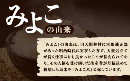 【令和6年産】みよこ米（まっしぐら）5kg（5kg×1袋）【特別栽培米 ご飯 ごはん 新米 米 こめ お米 弁当 白米 精米 国産米 銘柄米 県産米 ブランド米 おにぎり 国産 青森県 七戸町】【02402-0350】