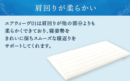 【大刀洗町限定】エアウィーヴ01 ダブル × フィットシーツ ダブル ベージュ