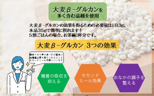 No.175 国産もち麦キラリモチ6kg（1kg×6個） 定期便3ヶ月  