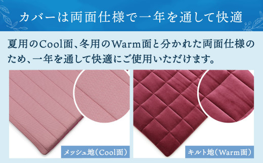 【大刀洗町限定】エアウィーヴ 四季布団 和匠 ダブル × エアウィーヴ ピロー スリム“みな実のまくら” セット