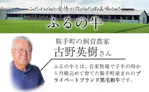 ふるの牛（黒毛和牛）特選焼肉用 500g (ロース250g、カルビ250g) A5 ミシュラン掲載《30日以内に出荷予定(土日祝除く)》