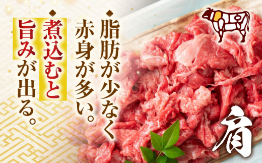 【全12回定期便】【A4～A5】長崎和牛切り落とし　1.2kg(600g×2p）【株式会社 MEAT PLUS】 [QBS053]