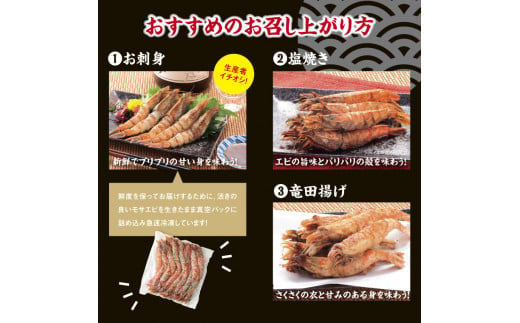 1158 猛者海老15匹×3パックセット(山根商店)