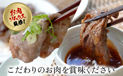 肉ソムリエ監修!塩タン150g&旨辛ハラミ150g  ふるさと納税 タン 塩タン タン塩 ハラミ 肉 お肉 人気 詰め合わせ 京都府 福知山市