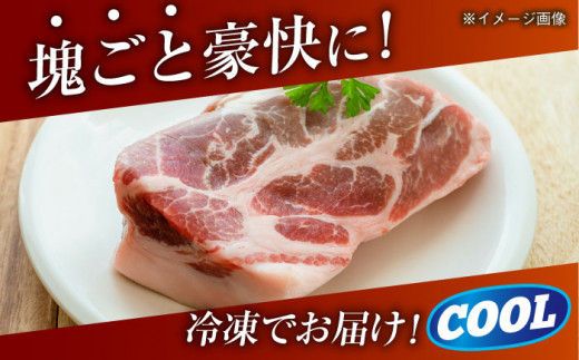 【肉塊で肉会】大西海SPF豚 背ロースブロック 計1.5kg（2～3個）長崎県/長崎県農協直販 [42ZZAA088] 肉 豚 ぶた ブタ ロース 塊 ブロック 西海市 長崎 九州