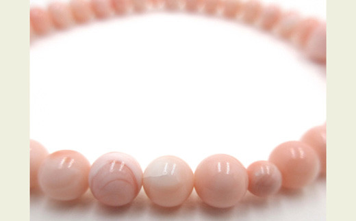 ピンク珊瑚念珠数珠（fju-107）