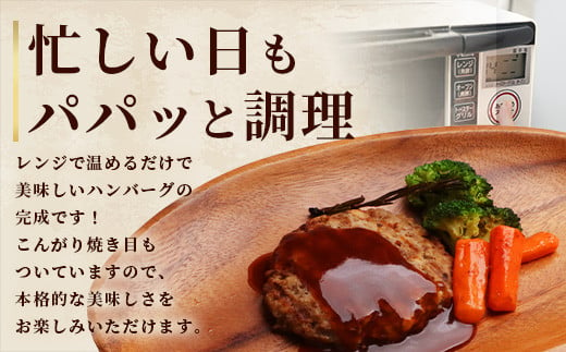 ジビエ肉入り ハンバーグ 計1.5kg（生100g×5・焼100g×5・生特大500g×1）【 鹿 鹿肉 猪 猪肉 豚 豚肉 牛 牛肉 肉 お肉 ジビエ ハンバーグ セット 】 021-0438