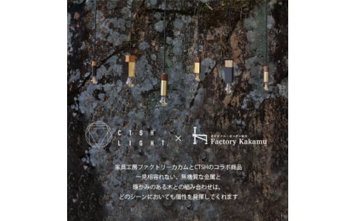 金属と木工職人が作り上げるシーリングライト SQUARE＜Oak×真鍮無垢  E-17＞【1237527】