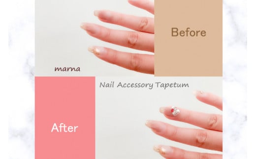 ネイル アクセサリー タペタム ライトレッド 1個＋専用シール30枚｜MARNA TAPETUM ACCESSORY 大阪府 守口市 [2095]