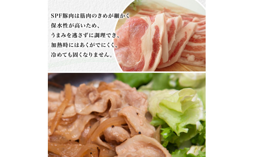 東庄町産SPF豚肉／焼肉＆しゃぶしゃぶセット （ロース1kg バラ1kg）計2kg 