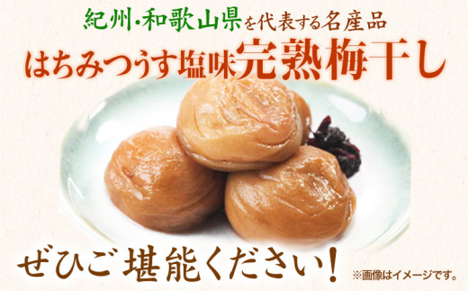 紀州南高梅使用　はちみつうす塩味完熟梅干し　800g 厳選館 《90日以内に出荷予定(土日祝除く)》 和歌山県 日高川町 紀州南高梅 はちみつうす塩 梅干し