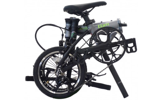 40年の歴史をもつ米国ダホン社の高性能折り畳み自転車 DAHON International Folding Bike  tbm スモークグレー