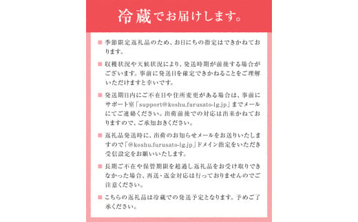 湧き出る果汁が魅力！甲州市産「藤稔」 約1.4kg（2～3房）数量限定【2025年配送】（ASF）B-145 【藤稔 ぶどう 葡萄 ブドウ 令和7年発送 期間限定 山梨県産 甲州市 フルーツ 果物】