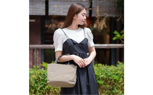 【豊岡鞄】TUTUMU tre mini boston bag（S4100）グレージュ