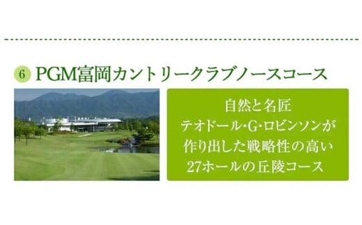 富岡市ゴルフ場利用券  (3,000円相当額)  ゴルフ チケット 平日 土日 祝日 プレー券 関東 群馬県 首都圏 F20E-204