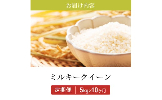 米 定期便 10ヶ月連続 近江米 ミルキークイーン 5kg 令和6年 お米 こめ コメ おこめ 白米 10回 お楽しみ