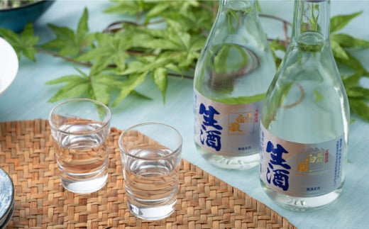 【全2回定期便】日本酒 白嶽 生酒 300ml 6本 《対馬市》【白嶽酒造株式会社】 あつかん 小瓶 地酒 冷蔵配送 [WAN041]