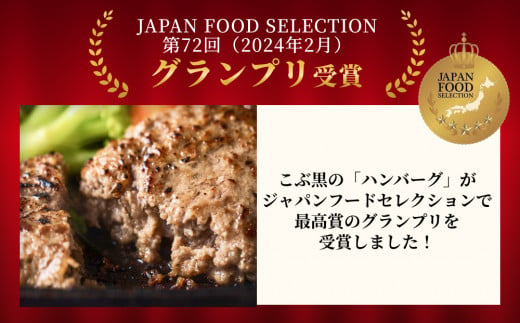 ＜全4回定期便＞北海道産 黒毛和牛 こぶ黒 ハンバーグ 全40個 (各10個) 定期便 和牛 牛肉 挽肉