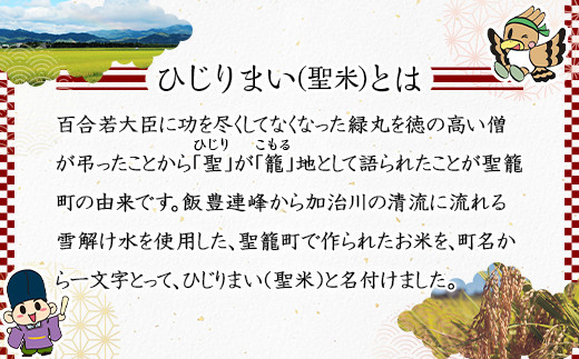 【先行予約】新潟県聖籠産コシヒカリ ひじりまい（聖米）10kg（聖籠地場物産）