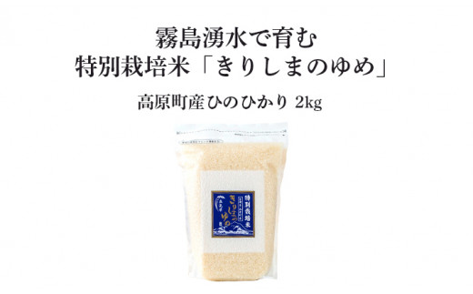 令和5年産 霧島湧水が育むやさしいお米「きりしまのゆめ」宮崎県産 ヒノヒカリ 2kg 特別栽培米 無洗米 真空チャック式 シリカ豊富な水 故郷納税 リピーター多数 大好評 ごはん ご飯 白米 使い切り 小分け 国産米 産地直送 一人暮らし TF0763-P00026