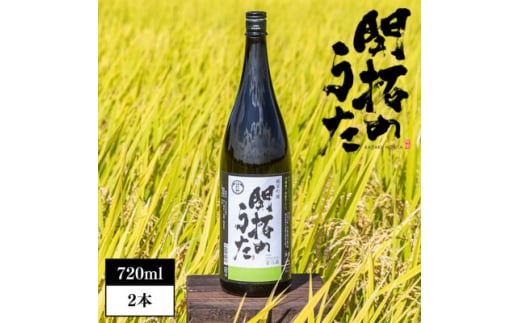 ＜開拓のうた＞純米吟醸酒 矢吹町オリジナル日本酒 720ml 2本セット【1375289】